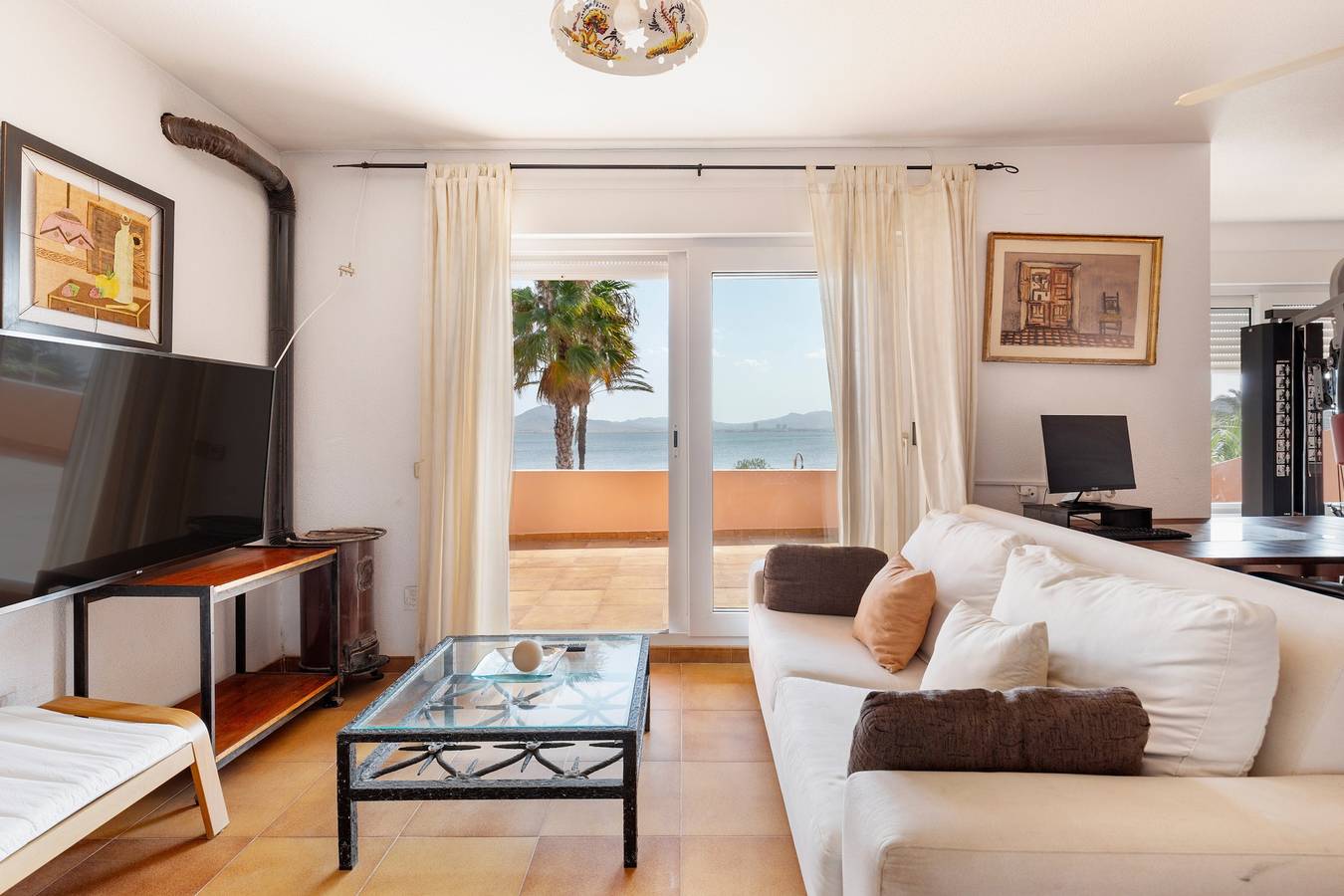 Villa 'La Gola' con vistas al mar, piscina compartida y Wi-Fi in La Manga del Mar Menor, Cartagena