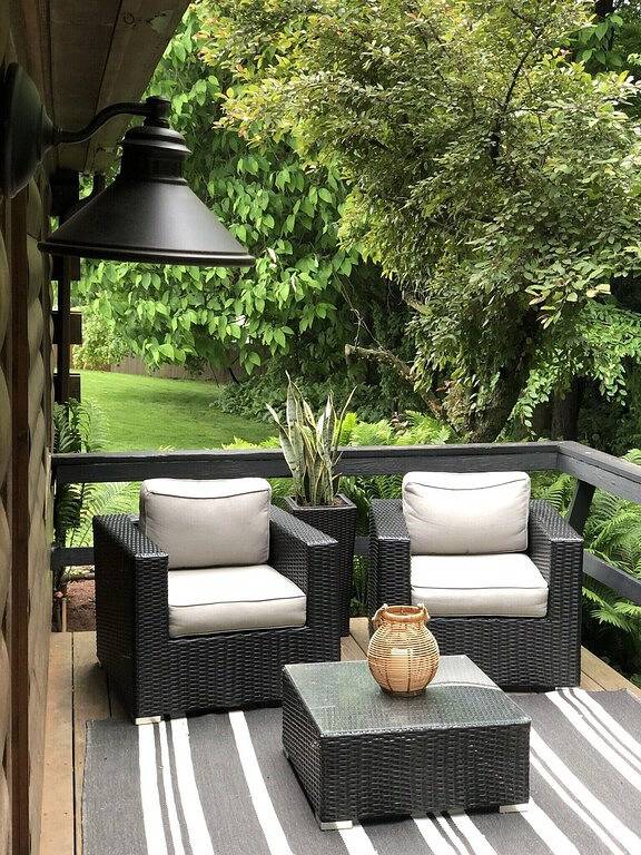 Cabane en bois pour 6 personnes, avec jardin et terrasse - 1