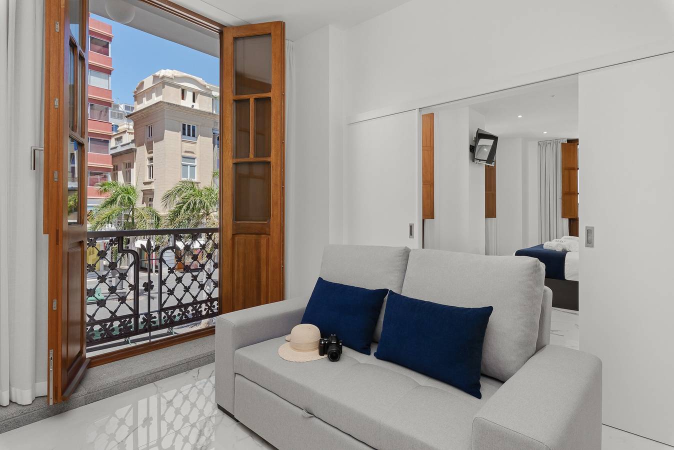 Apartamento entero, Apartamento de vacaciones 'Suite Ejecutiva' con vistas al mar, Wi-Fi y aire acondicionado in Centro-Ifara, Santa Cruz de Tenerife