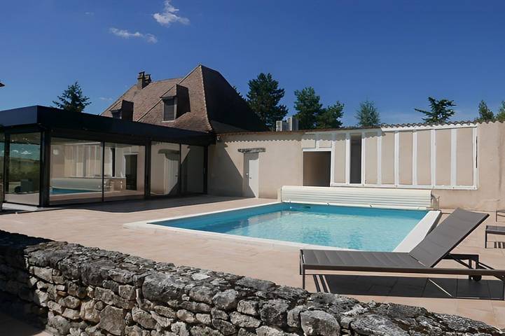Location de vacances pour 6 personnes, avec terrasse ainsi que piscine et jardin à Pomport - 4