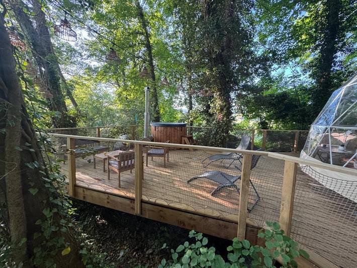 Tente pour 2 personnes, avec jacuzzi ainsi que terrasse et jardin dans Haute-Normandie - 3