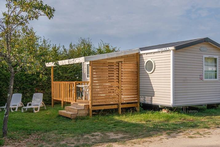 Mobil home pour 4 personnes, avec bassin pour enfant à Sainte-Catherine-de-Fierbois - 3