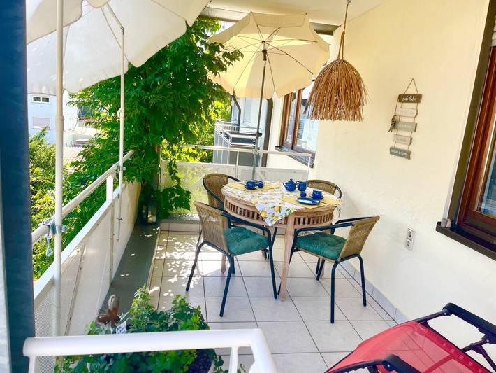 Gîte pour 4 personnes, avec balcon, animaux acceptés à Radolfzell am Bodensee