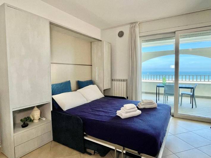 Vakantieappartement voor 2 personen, met terras en uitzicht, met huisdier in Miramar