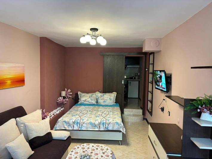Ferienwohnung für 3 Personen, mit Terrasse und Garten sowie Ausblick