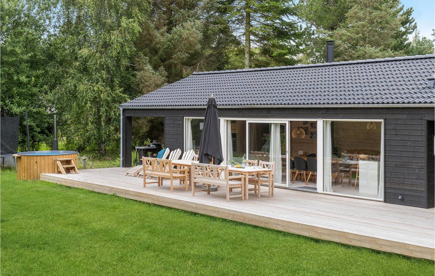 Ferienhaus für 8 Personen mit Sauna in Gudmindrup Lyng, Højby