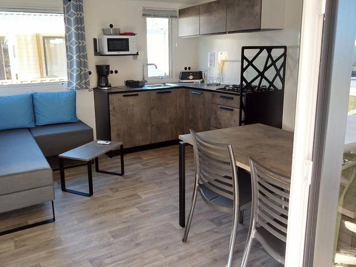 Camping Las Chancas - Mobilheim 6 personen - Vorhang Nirvana Trio von 2020, 3 Schlafzimmer in Sainte-Eulalie-en-Born, Côte d’Argent