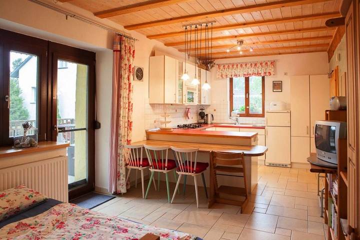Ferienwohnung für 3 Personen, mit Balkon und Ausblick in Meßkirch