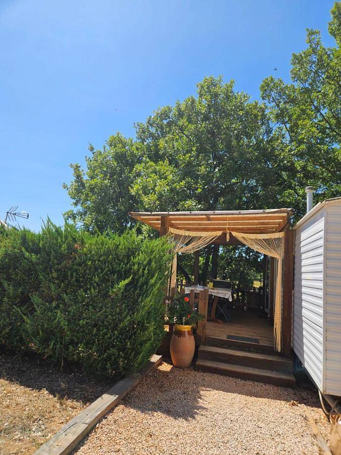Maison de vacances pour 5 personnes, avec jardin ainsi que vue et piscine