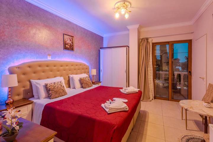Chambre d’hôte pour 2 personnes, avec Balcon et Terrasse ainsi que Jardin et Vue