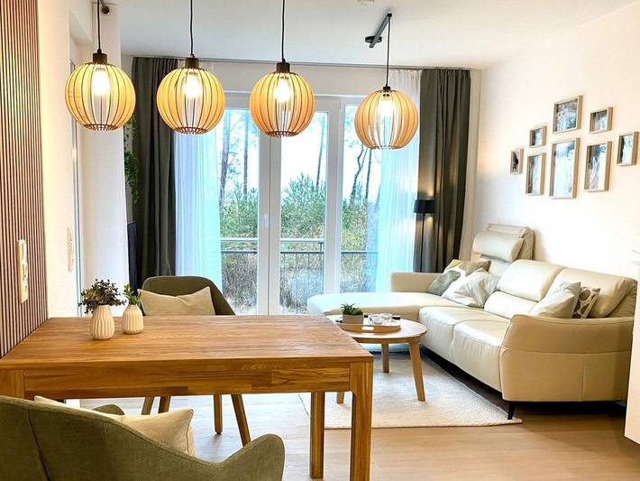 Ferienwohnung für 3 Personen, mit Balkon und Seeblick in Nord - Rügen - 2