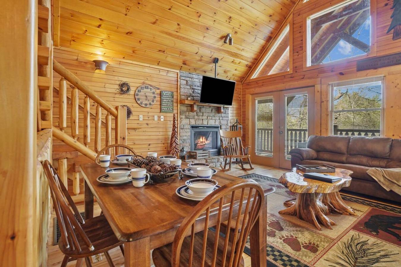 Casa de vacaciones para 8 personas con terraza in Gatlinburg, Condado de Sevier