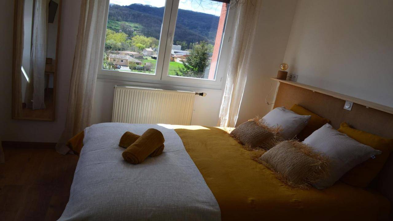 Double Room with Mountain View in Saint-Affrique, Parc naturel régional des Grands Causses