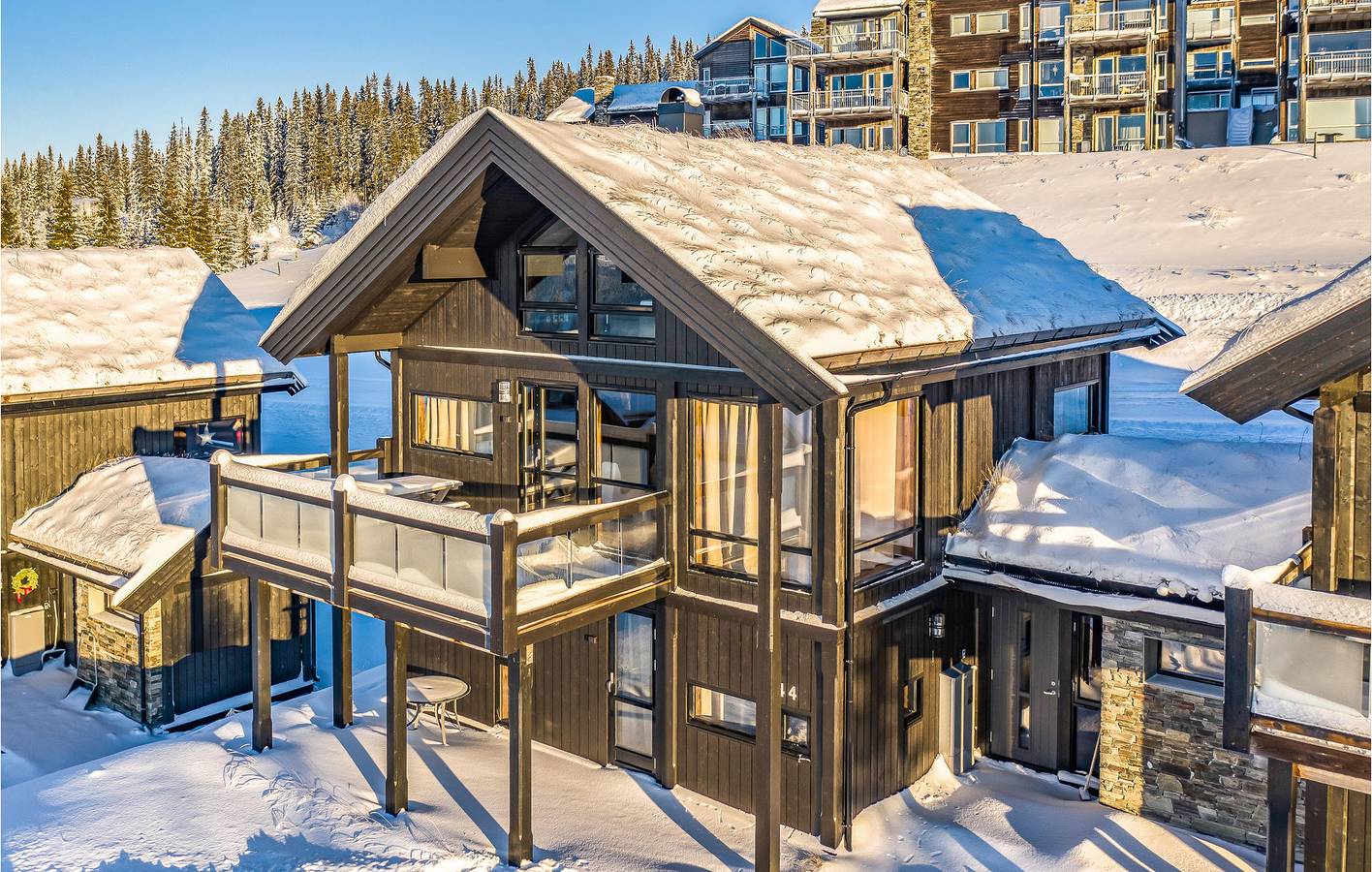 Ferienhaus für 9 Personen mit Terrasse in Hafjell, Øyer
