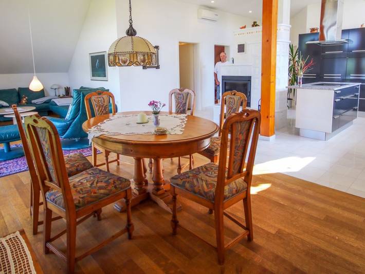 Ferienwohnung für 4 Personen, mit Garten und Terrasse, mit Haustier