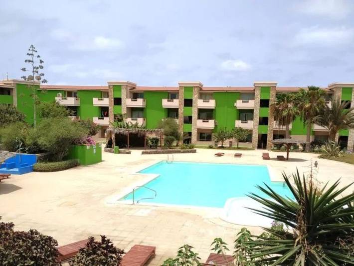 Apartamento para 4 personas, con jardín y piscina en Cabo Verde