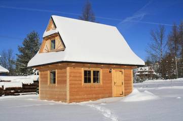 Chalet für 4 Personen, mit Garten und Ausblick in Polen