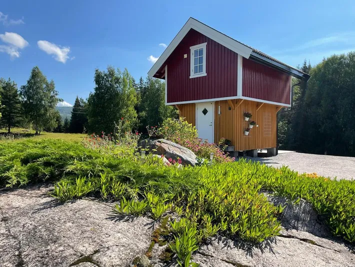 Ferienwohnung für 5 Personen, mit Garten und Ausblick sowie Sauna und Seeblick, kinderfreundlich - 1
