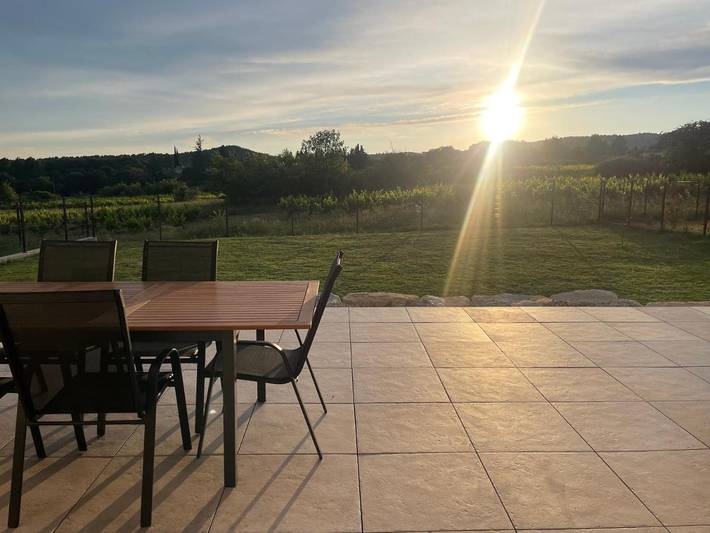 Villa voor 4 personen, with Terras and Tuin as well as Uitzicht in Bédoin