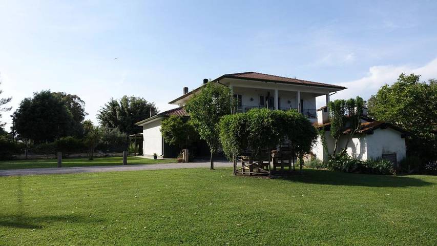 Ferienhaus für 5 Personen, mit Balkon und Terrasse sowie Garten und Ausblick