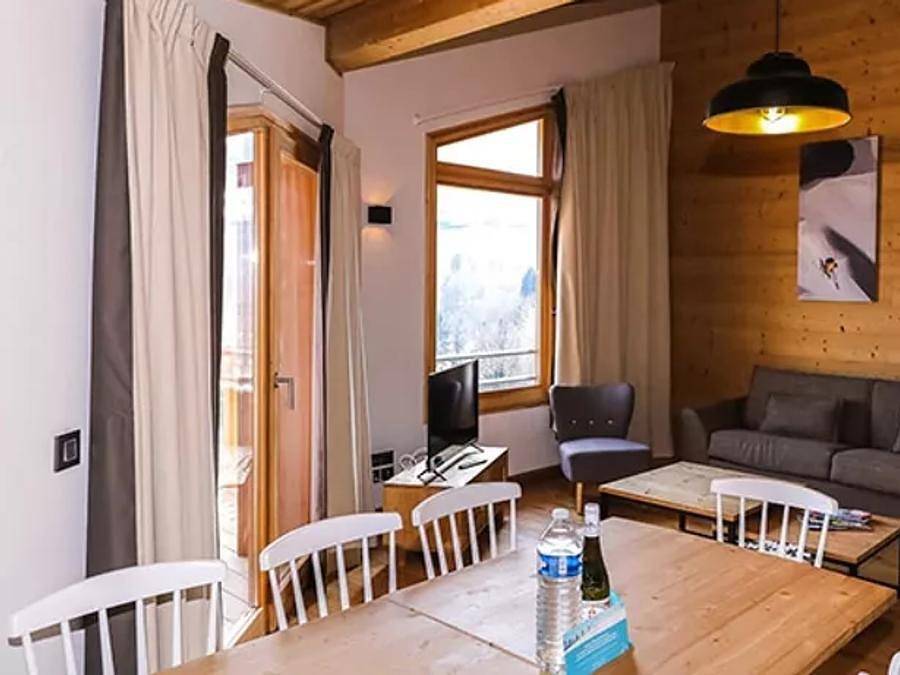 Les Fermes du Mont-Blanc - Terrésens Hôtels et résidences - Appartement 8 personnes - 3 Pieces Cabine 6-8 Personnes Vue Montagne in Combloux, Pays du Mont-Blanc