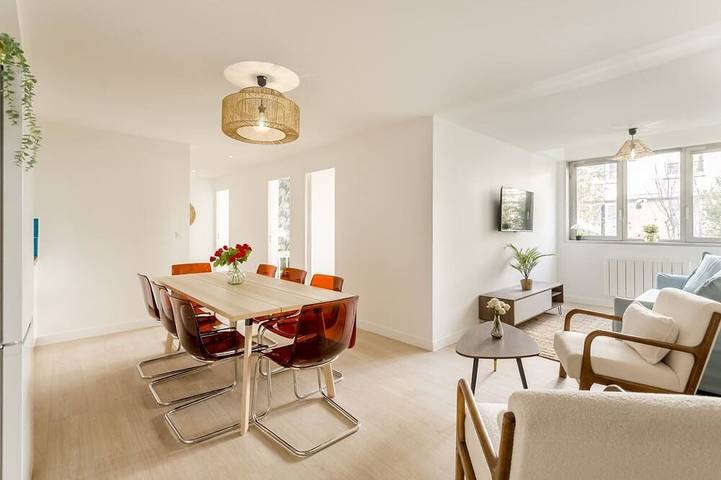 Gîte pour 8 personnes dans Paris Rue Sextius Michel