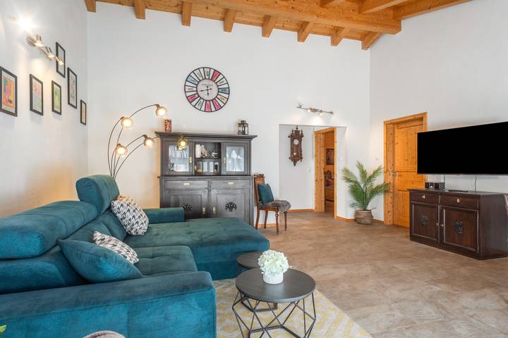 Ferienhaus „Haus Pluto“ mit privater Terrasse und Wlan in Deggenhausertal, Region Bodensee-Oberschwaben