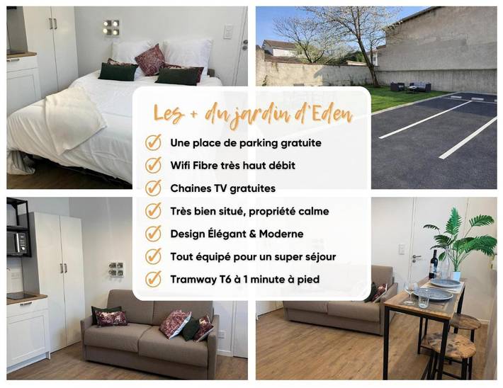 Gîte pour 2 personnes, avec terrasse et jardin à Bron - 2