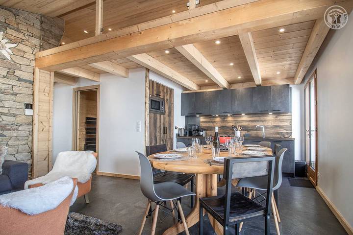 Gîte pour 6 personnes, avec balcon à Bessans - 4