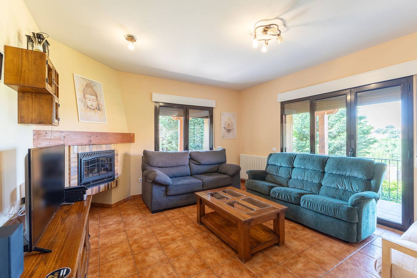Villa 'Arboleda' mit Bergblick, privatem Pool und Wi-Fi in La Losa, Segovia Provinz