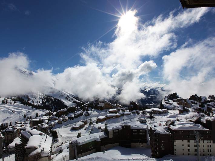 Geheel appartement, 2-room apartment with balcony and ski-in/ski-out access, 5 people in Avoriaz, Morzine