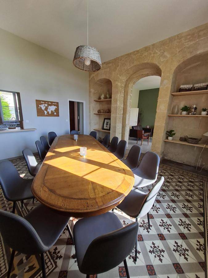 Location de vacances pour 10 personnes, avec vue et jardin à Septmonts - 2