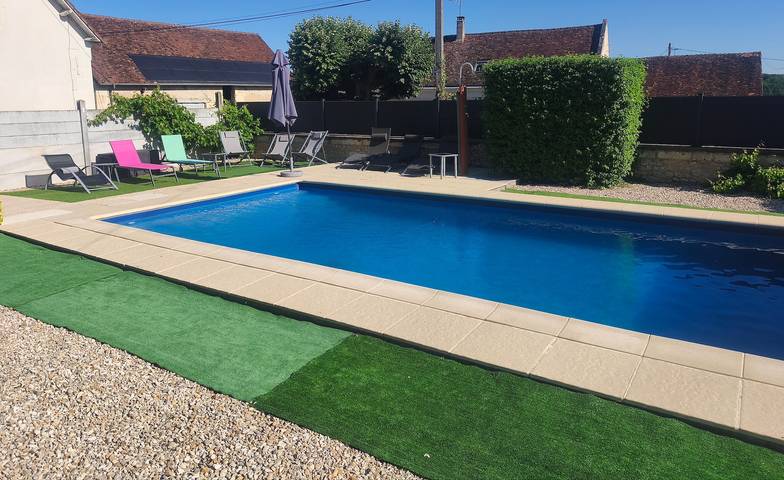 Location de vacances pour 4 personnes, avec jardin, adapté aux familles à Angé