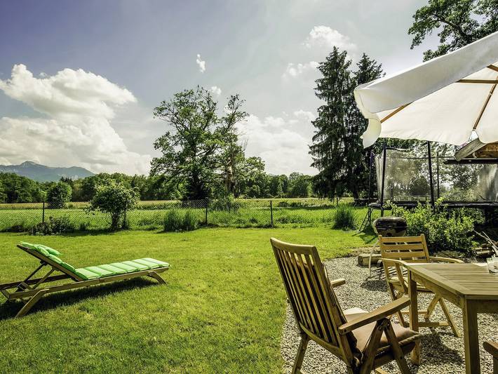 Ferienwohnung für 4 Personen, mit Sauna und Garten, kinderfreundlich in Übersee - 2