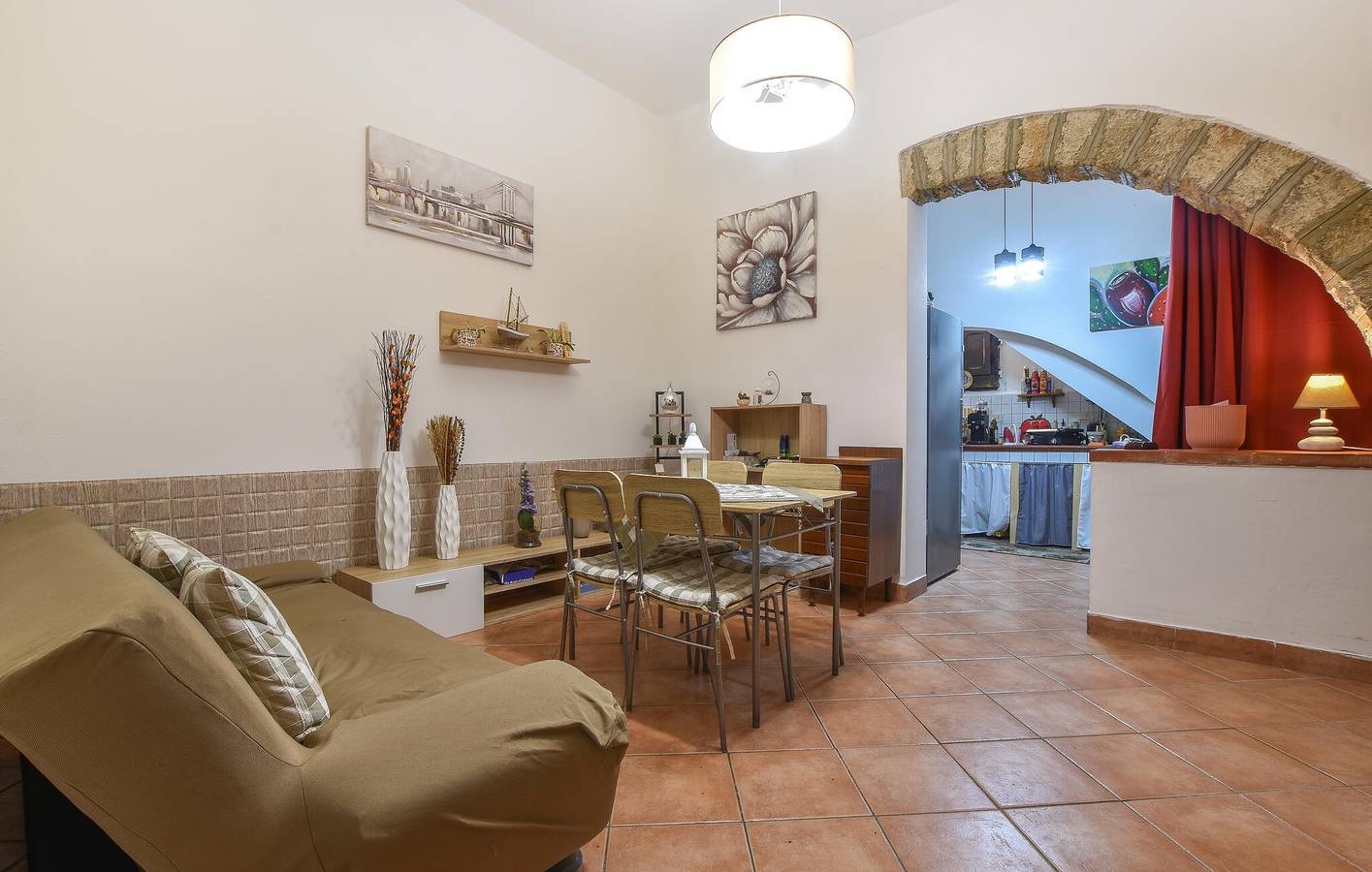 Appartement confortable avec WiFi, climatisation et parking, à 800 m de la plage in Capaci, Province de Palerme