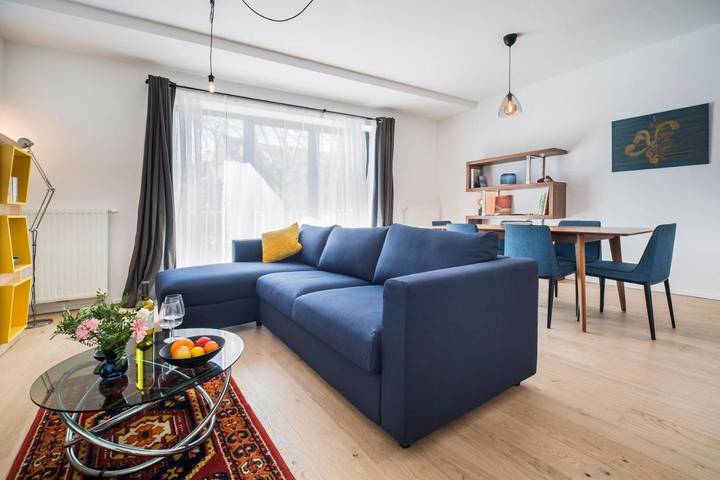 Gîte pour 6 personnes, avec Balcon ainsi que Terrasse et Vue à Schaerbeek