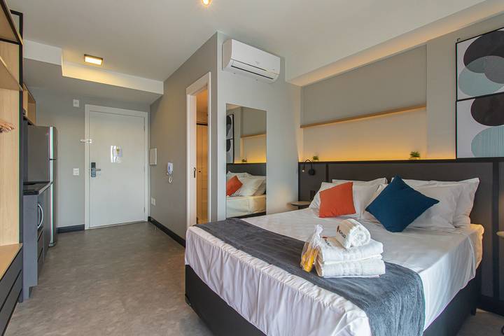 Studio pour 2 personnes, avec balcon et piscine - 1