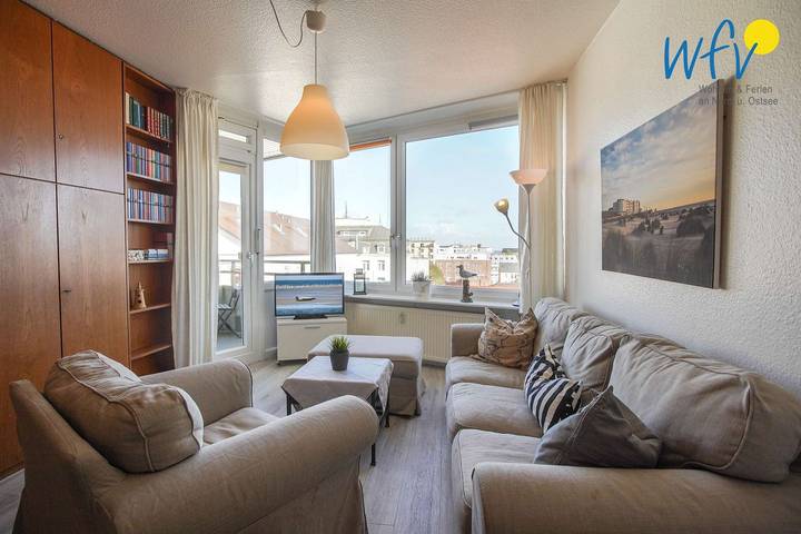 Ferienwohnung für 4 Personen, mit Balkon auf Borkum - 4