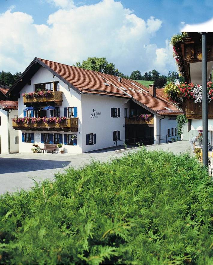 Maison d’hôte pour 4 personnes, avec Balcon ainsi que Terrasse et Vue à Huglfing