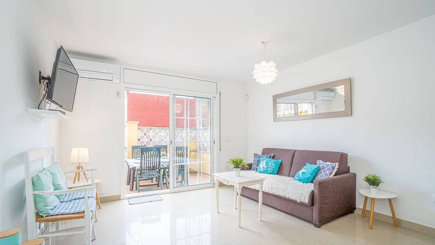 Barca per 6 persone, con terrazza in Spagna