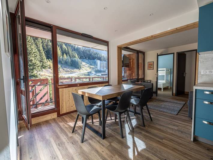 Gîte pour 7 personnes, avec Balcon dans Plagne Bellecote