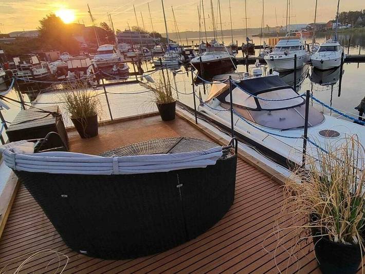 Péniche pour 4 personnes, avec terrasse à Lübeck (Ciudad) - 4