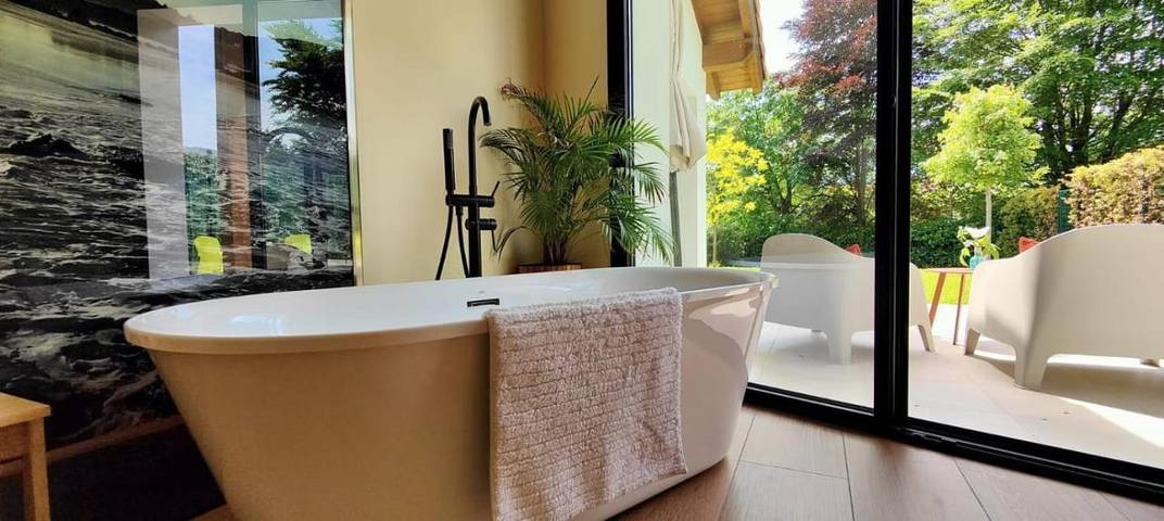 Apartamento para 3 personas, con Terraza además de Jardín y Vistas en Andrín