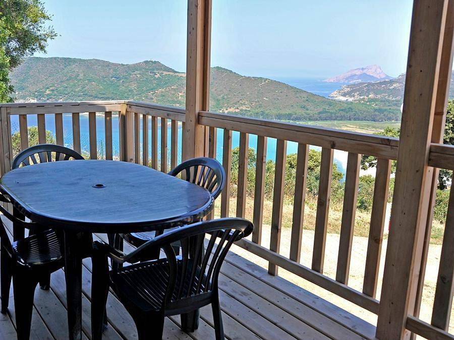 Camping Torraccia - Chalet 5 personas - Vista al Mar Confort 35m² con Aire Acondicionado (M/D) in Cargèse, Parc naturel régional de Corse