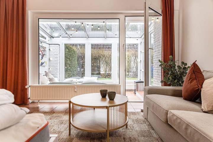 Ferienwohnung für 5 Personen, mit Garten, mit Haustier