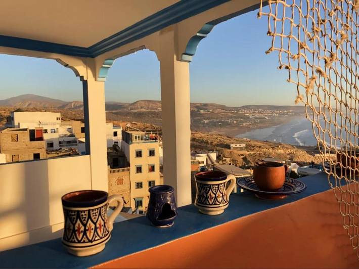 Gîte pour 2 personnes, avec vue et terrasse à Taghazout (village) - 3