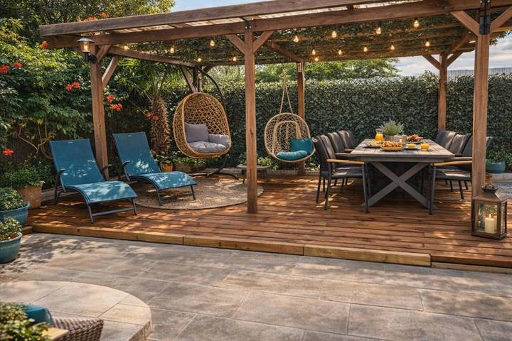 Gîte pour 4 personnes, avec jardin ainsi que piscine et vue à Savasse - 2