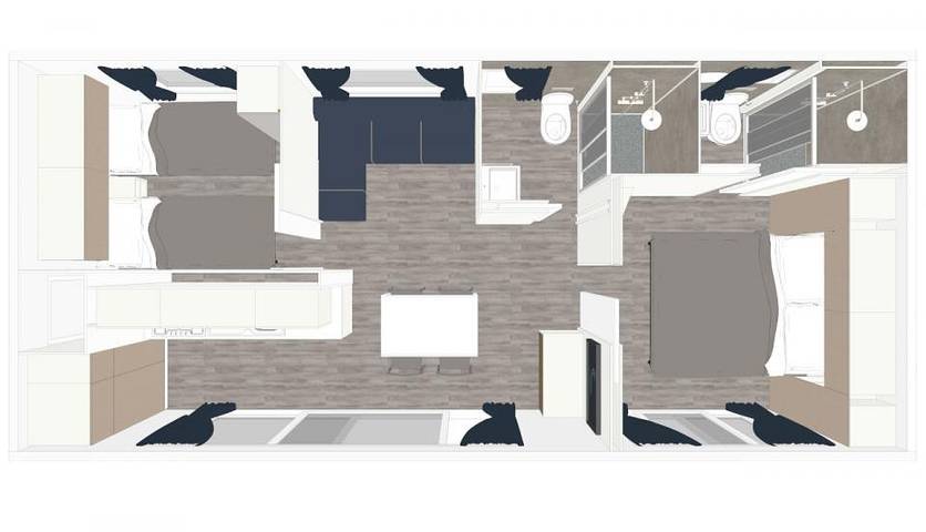 Ferienhaus für 5 Personen, mit Garten und Pool, kinderfreundlich in Gardasee-Lombardei - 4