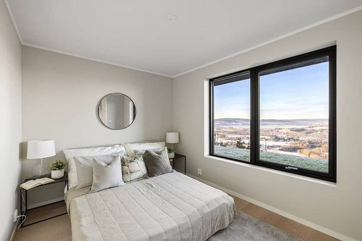 Ganze Wohnung, Delightful 2-bedroom apartment with amazing view in Fetsund in Fet