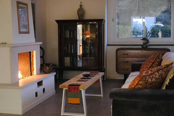 Ferienhaus für 6 Personen, mit Terrasse und Garten sowie Ausblick